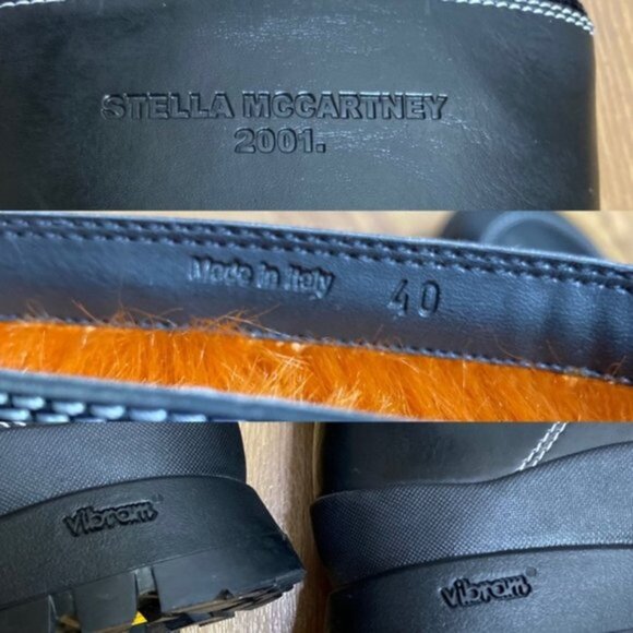 Stella Mccartney Trace Utility Vegan Leather Boot, in Black Women Size 40 - Picture 11 of 12